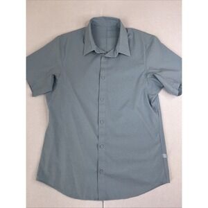 Lululemon Airing Easy Shirt Men's Fits Small Button-Up Ventlight Light Blue